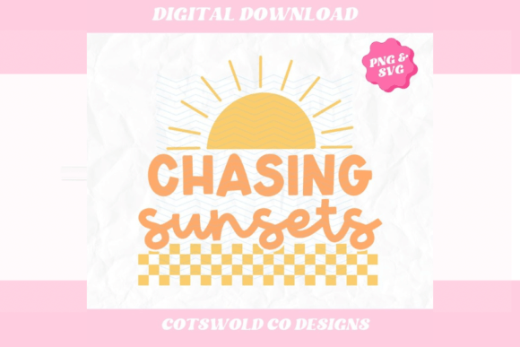 Download Chasing Sunsets Retro Summer PNG SVG - Retro summer png Collection
