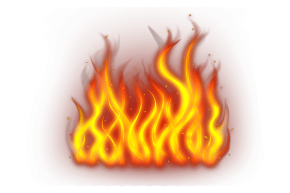 Download Realistic Burning Fire Flames PSD - Fire Collection