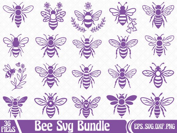 Download Bee SVG Bundle for Cricut - Bee svg bundle Collection