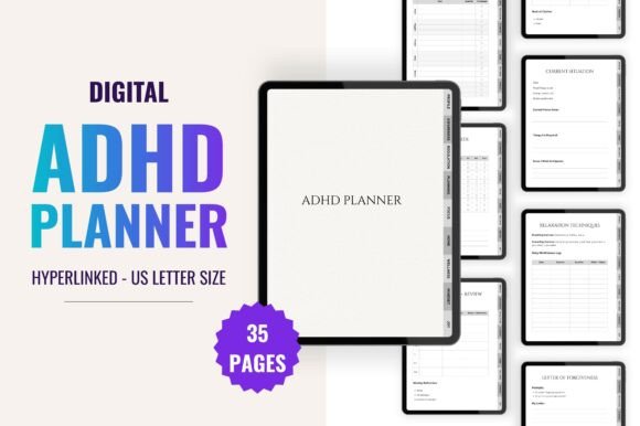 Download ADHD Digital Planner | GoodNotes - Digital Collection